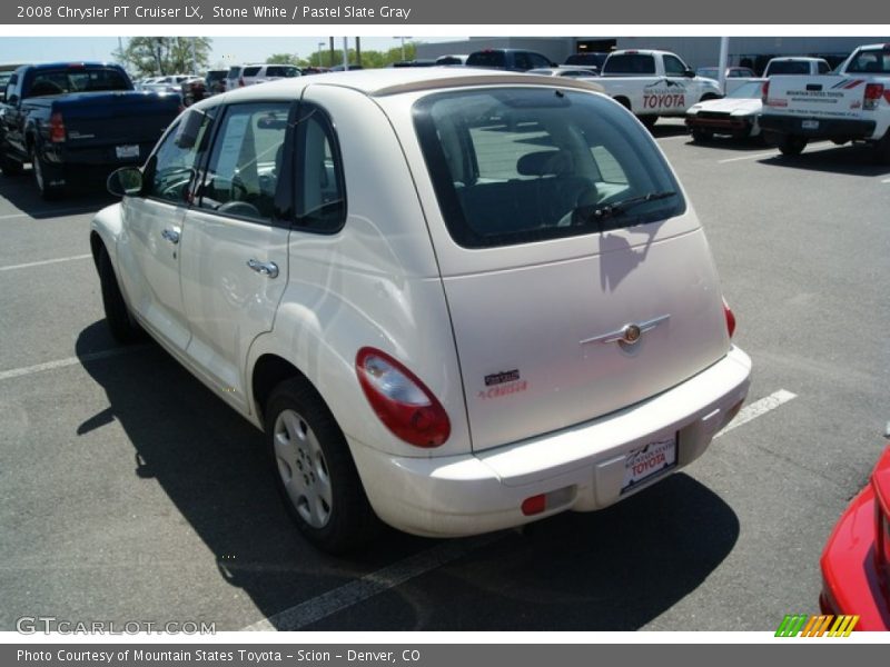 Stone White / Pastel Slate Gray 2008 Chrysler PT Cruiser LX