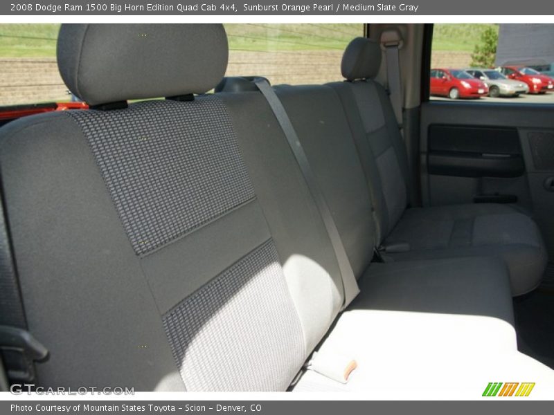 Sunburst Orange Pearl / Medium Slate Gray 2008 Dodge Ram 1500 Big Horn Edition Quad Cab 4x4