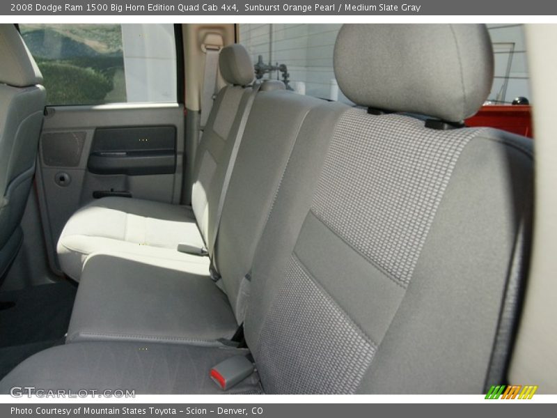Sunburst Orange Pearl / Medium Slate Gray 2008 Dodge Ram 1500 Big Horn Edition Quad Cab 4x4