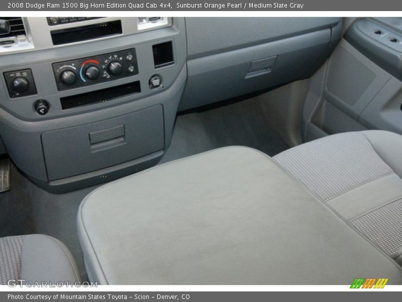 Sunburst Orange Pearl / Medium Slate Gray 2008 Dodge Ram 1500 Big Horn Edition Quad Cab 4x4