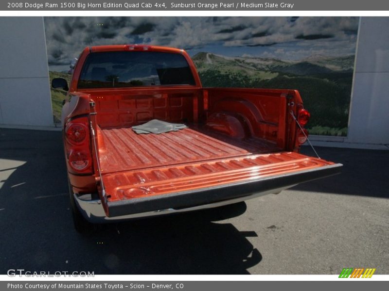 Sunburst Orange Pearl / Medium Slate Gray 2008 Dodge Ram 1500 Big Horn Edition Quad Cab 4x4