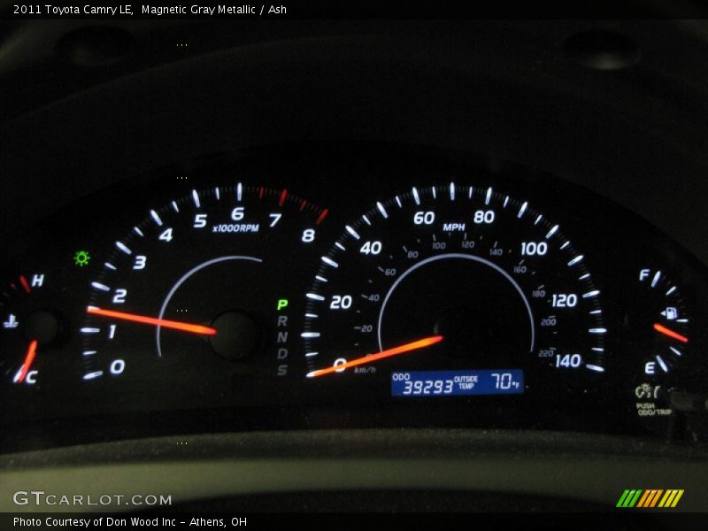 Magnetic Gray Metallic / Ash 2011 Toyota Camry LE