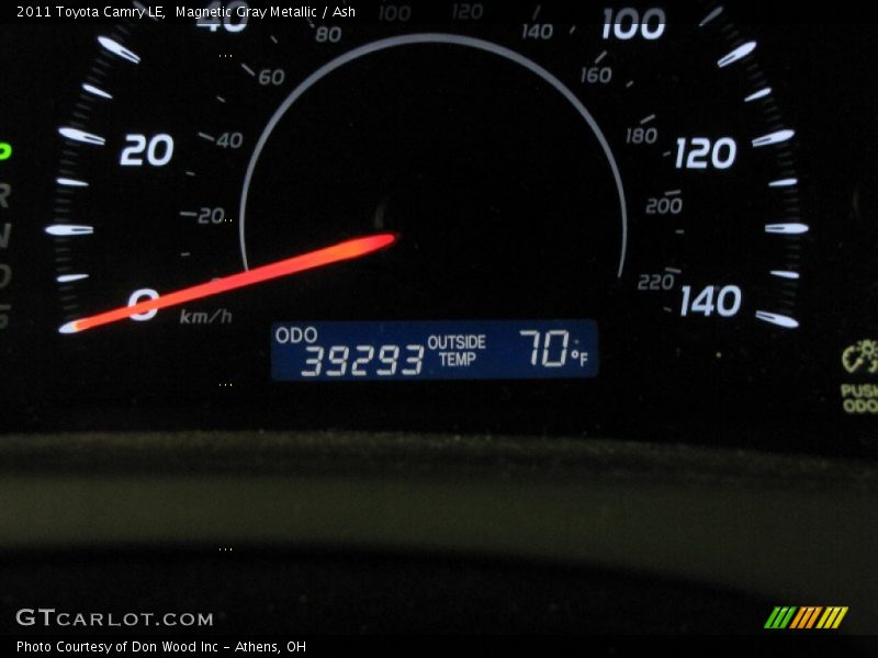 Magnetic Gray Metallic / Ash 2011 Toyota Camry LE