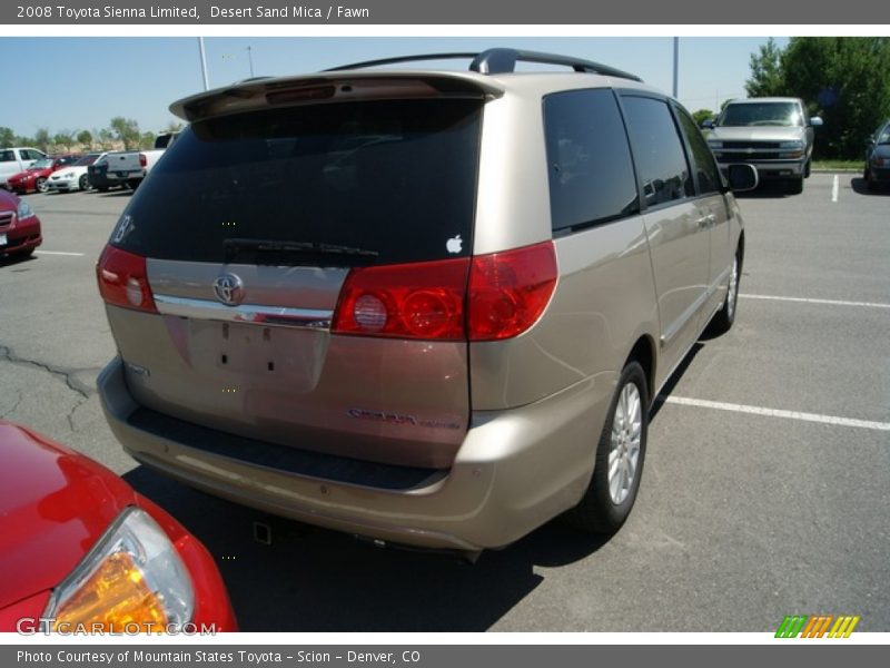 Desert Sand Mica / Fawn 2008 Toyota Sienna Limited