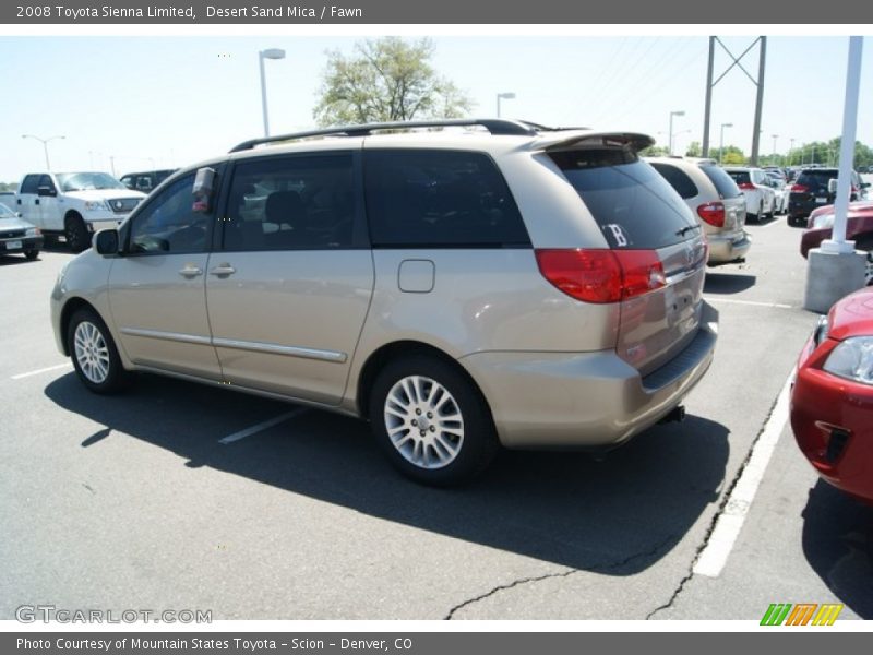 Desert Sand Mica / Fawn 2008 Toyota Sienna Limited