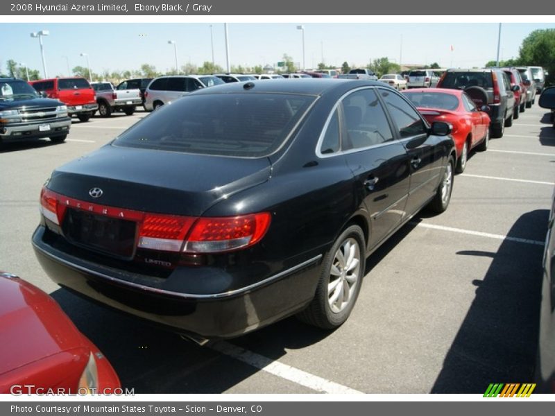 Ebony Black / Gray 2008 Hyundai Azera Limited