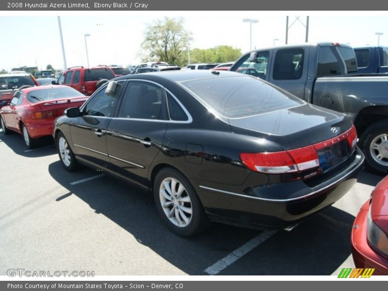 Ebony Black / Gray 2008 Hyundai Azera Limited