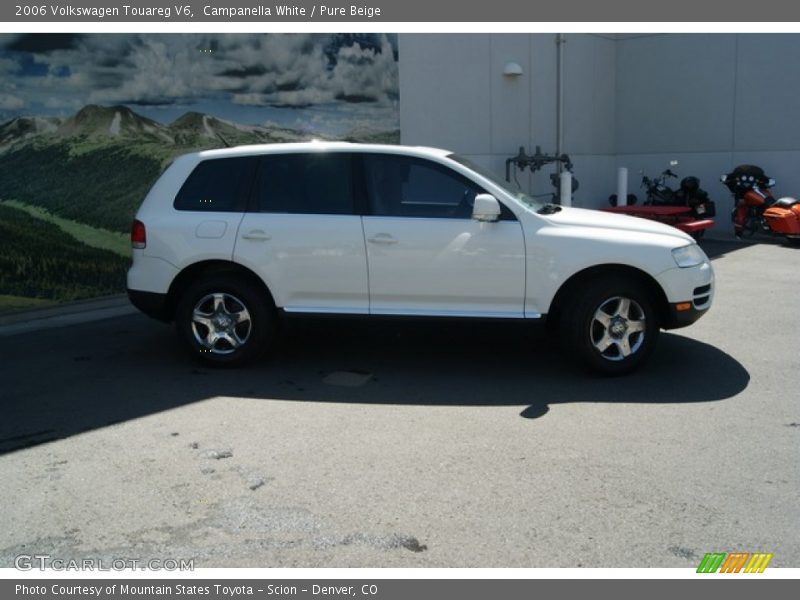 Campanella White / Pure Beige 2006 Volkswagen Touareg V6