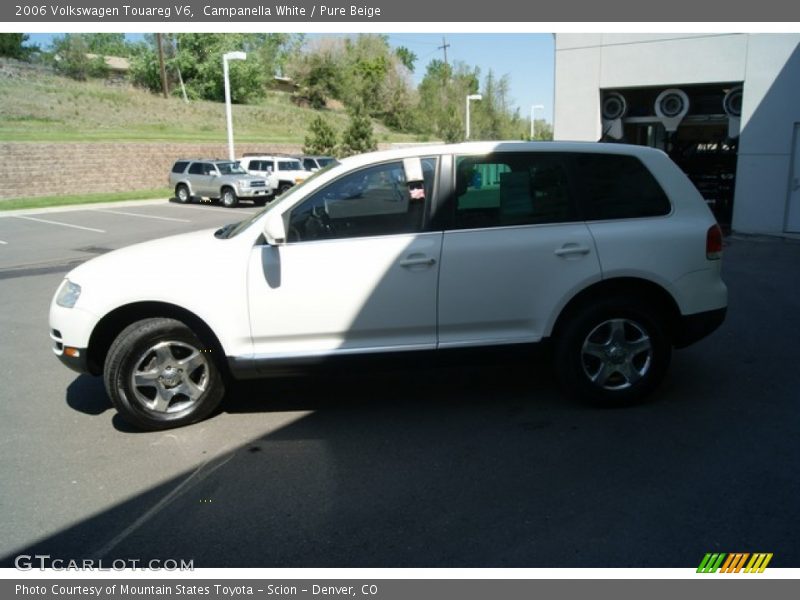 Campanella White / Pure Beige 2006 Volkswagen Touareg V6