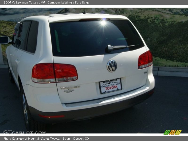 Campanella White / Pure Beige 2006 Volkswagen Touareg V6