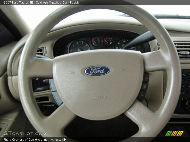 Gold Ash Metallic / Dark Pebble 2007 Ford Taurus SE