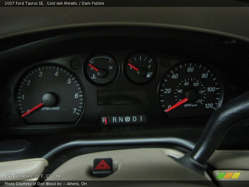 Gold Ash Metallic / Dark Pebble 2007 Ford Taurus SE
