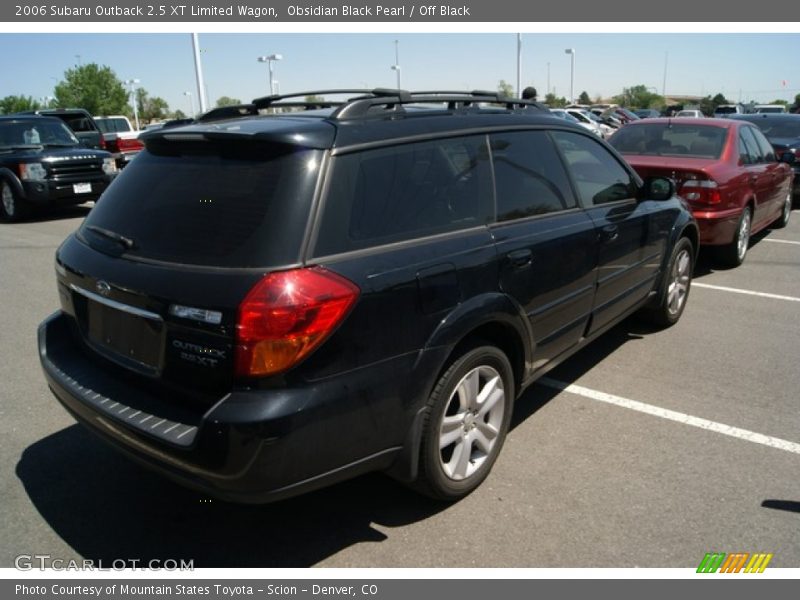 Obsidian Black Pearl / Off Black 2006 Subaru Outback 2.5 XT Limited Wagon
