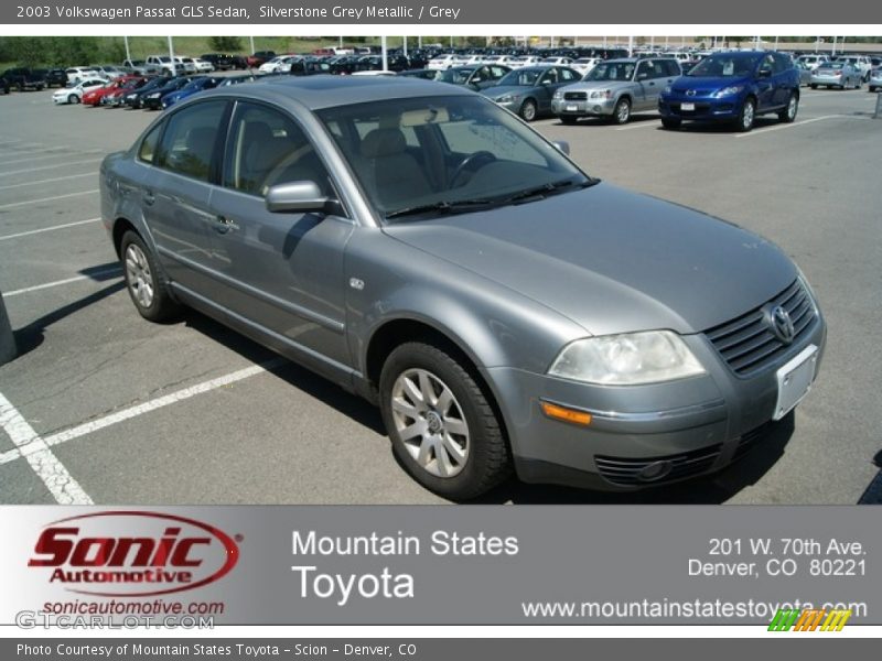 Silverstone Grey Metallic / Grey 2003 Volkswagen Passat GLS Sedan