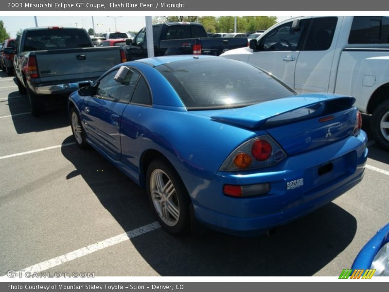 Flash Blue Pearl / Midnight 2003 Mitsubishi Eclipse GT Coupe