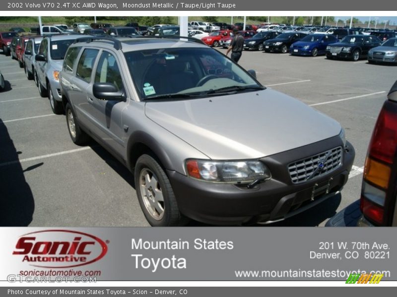 Moondust Metallic / Taupe/Light Taupe 2002 Volvo V70 2.4T XC AWD Wagon
