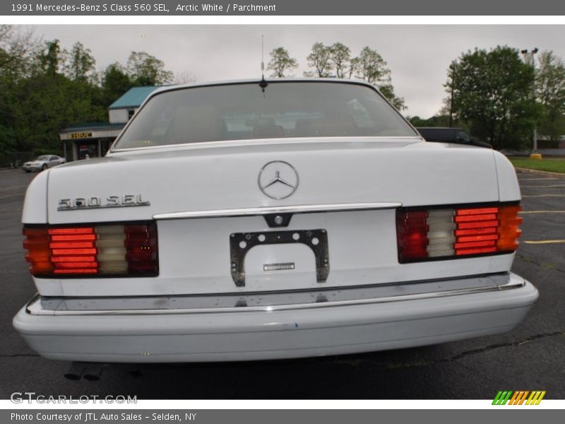 Arctic White / Parchment 1991 Mercedes-Benz S Class 560 SEL