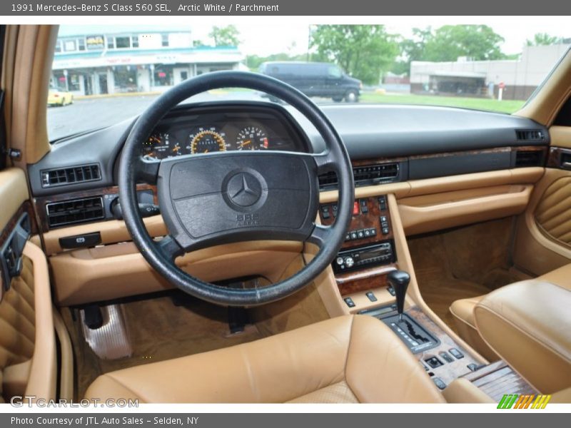  1991 S Class 560 SEL Parchment Interior