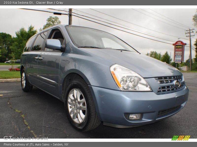 Glacier Blue / Gray 2010 Kia Sedona EX