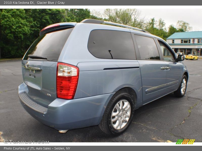 Glacier Blue / Gray 2010 Kia Sedona EX