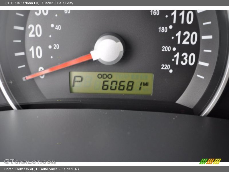 Glacier Blue / Gray 2010 Kia Sedona EX