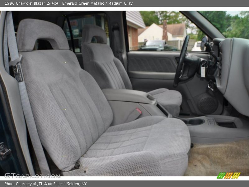Emerald Green Metallic / Medium Gray 1996 Chevrolet Blazer LS 4x4