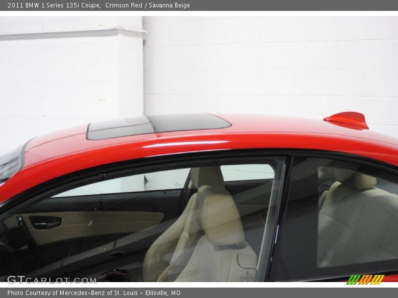 Crimson Red / Savanna Beige 2011 BMW 1 Series 135i Coupe
