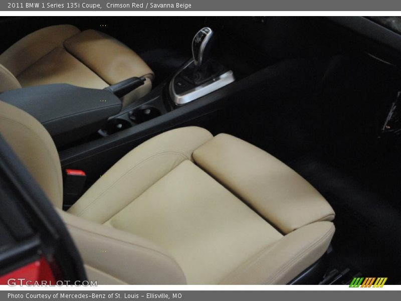 Crimson Red / Savanna Beige 2011 BMW 1 Series 135i Coupe
