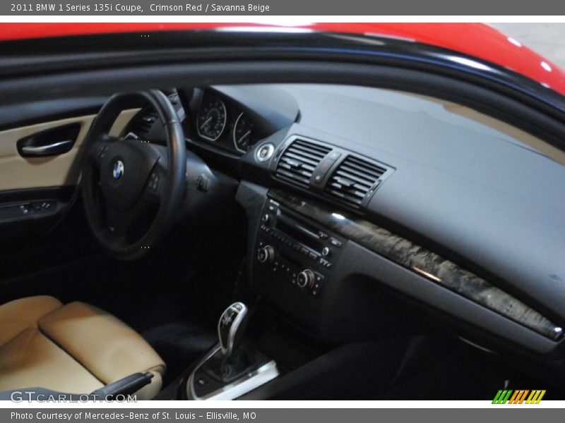 Crimson Red / Savanna Beige 2011 BMW 1 Series 135i Coupe