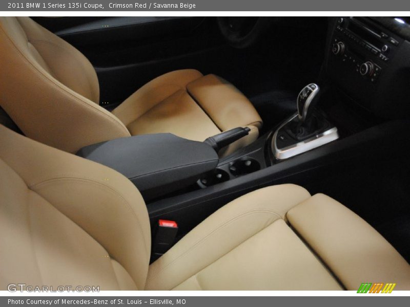 Crimson Red / Savanna Beige 2011 BMW 1 Series 135i Coupe
