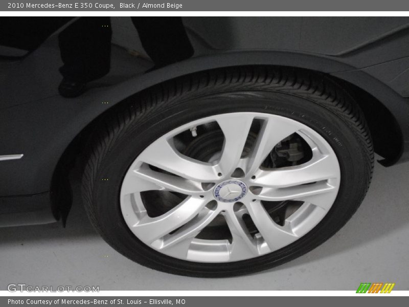 Black / Almond Beige 2010 Mercedes-Benz E 350 Coupe