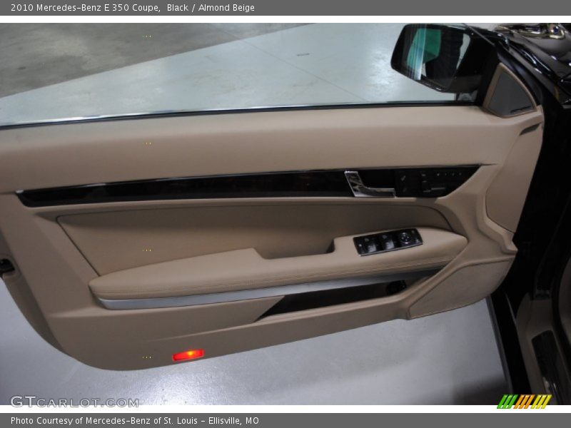Black / Almond Beige 2010 Mercedes-Benz E 350 Coupe