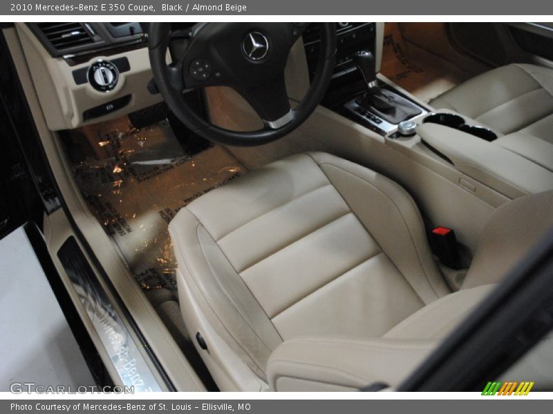 Black / Almond Beige 2010 Mercedes-Benz E 350 Coupe