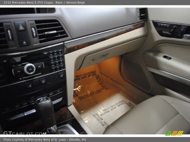 Black / Almond Beige 2010 Mercedes-Benz E 350 Coupe