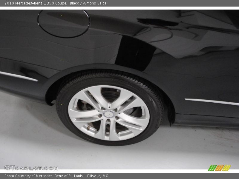 Black / Almond Beige 2010 Mercedes-Benz E 350 Coupe