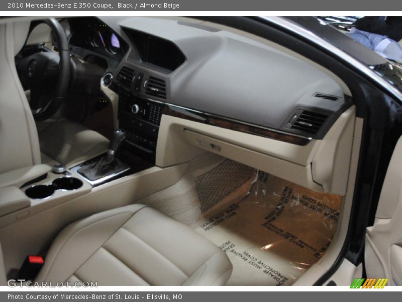 Black / Almond Beige 2010 Mercedes-Benz E 350 Coupe