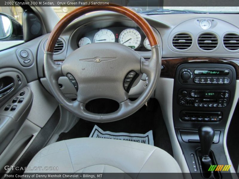 Onyx Green Pearl / Sandstone 2002 Chrysler 300 M Sedan