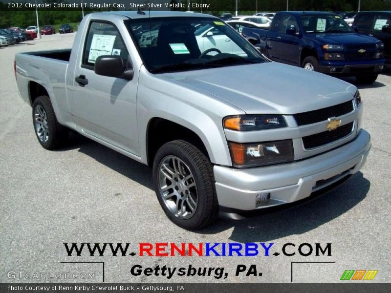 Sheer Silver Metallic / Ebony 2012 Chevrolet Colorado LT Regular Cab