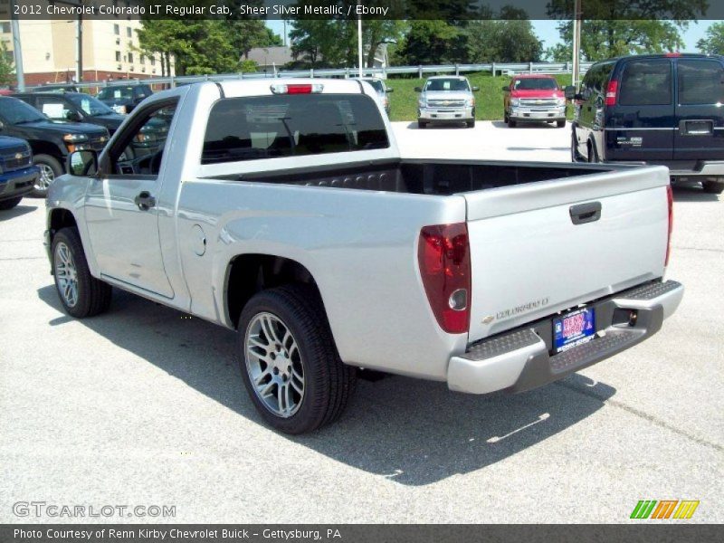 Sheer Silver Metallic / Ebony 2012 Chevrolet Colorado LT Regular Cab
