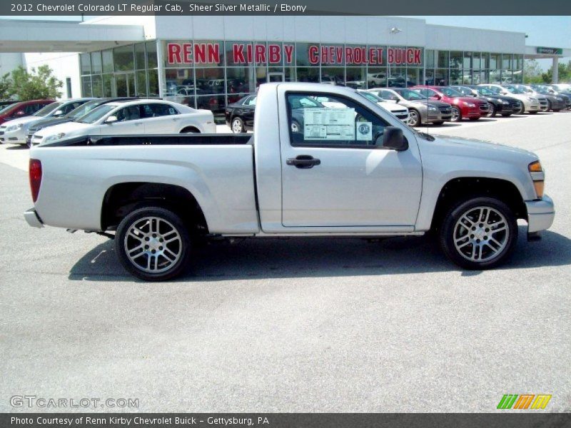 Sheer Silver Metallic / Ebony 2012 Chevrolet Colorado LT Regular Cab