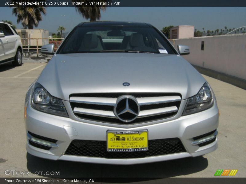 Iridium Silver Metallic / Ash 2012 Mercedes-Benz C 250 Coupe