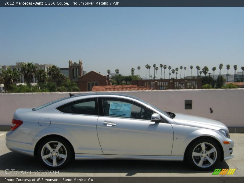 Iridium Silver Metallic / Ash 2012 Mercedes-Benz C 250 Coupe