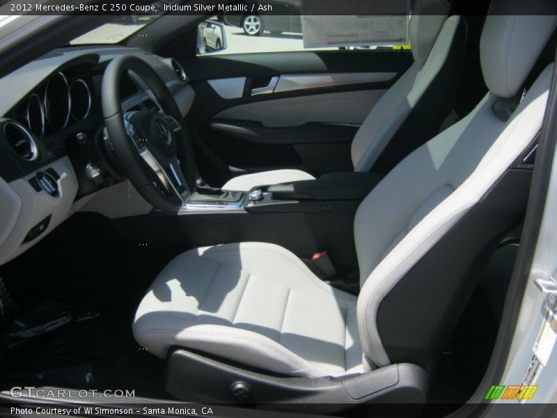 Iridium Silver Metallic / Ash 2012 Mercedes-Benz C 250 Coupe