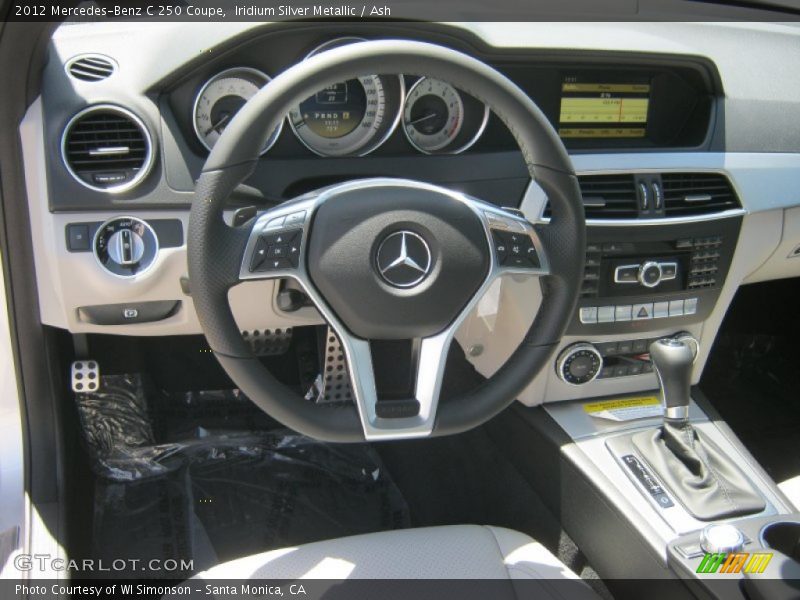 Iridium Silver Metallic / Ash 2012 Mercedes-Benz C 250 Coupe