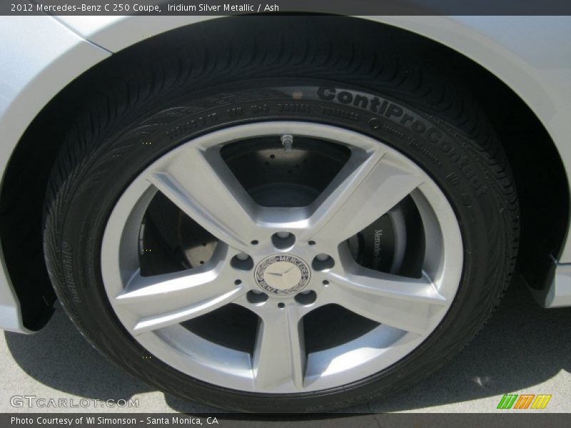 Iridium Silver Metallic / Ash 2012 Mercedes-Benz C 250 Coupe
