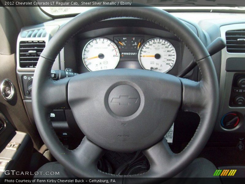 Sheer Silver Metallic / Ebony 2012 Chevrolet Colorado LT Regular Cab