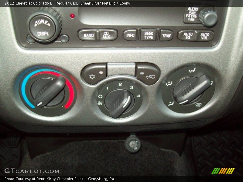 Sheer Silver Metallic / Ebony 2012 Chevrolet Colorado LT Regular Cab