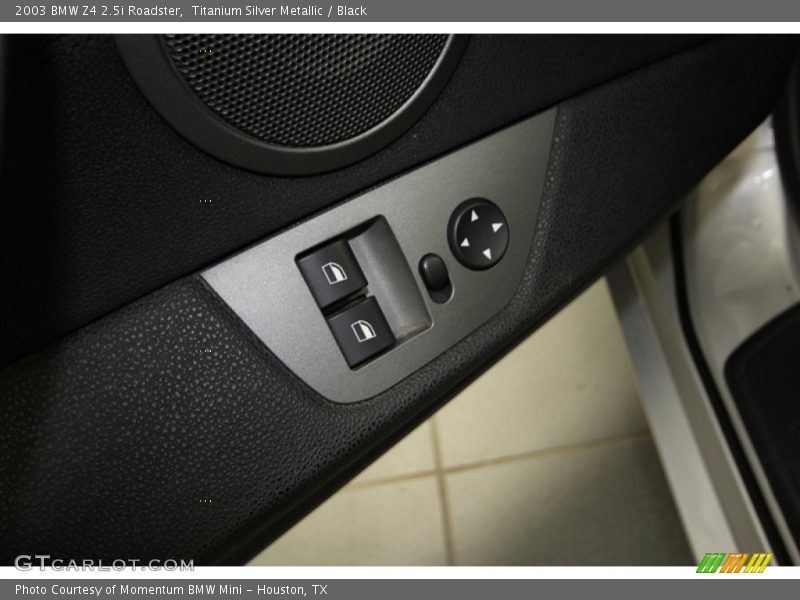 Titanium Silver Metallic / Black 2003 BMW Z4 2.5i Roadster
