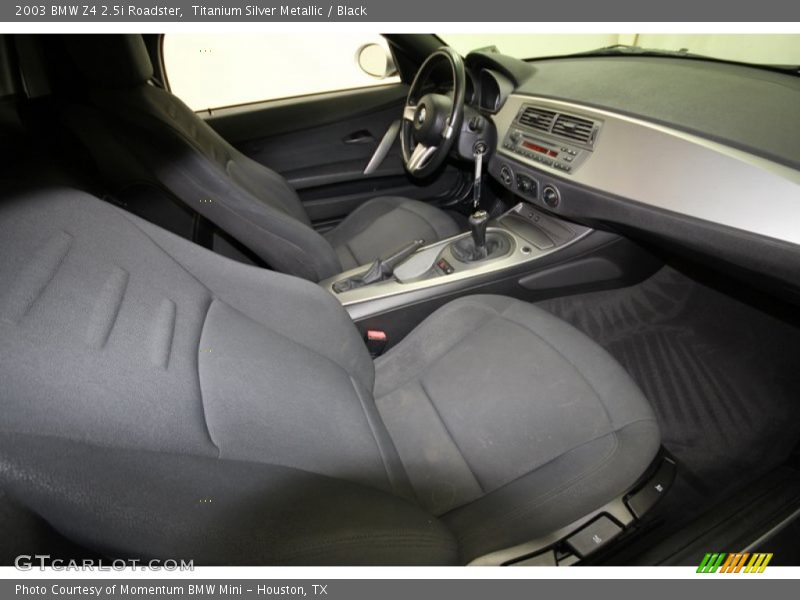 Titanium Silver Metallic / Black 2003 BMW Z4 2.5i Roadster