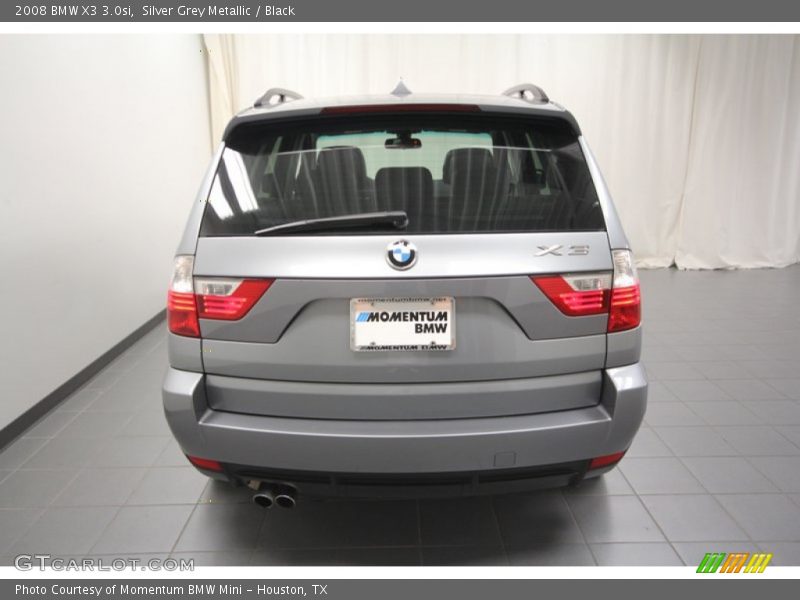 Silver Grey Metallic / Black 2008 BMW X3 3.0si